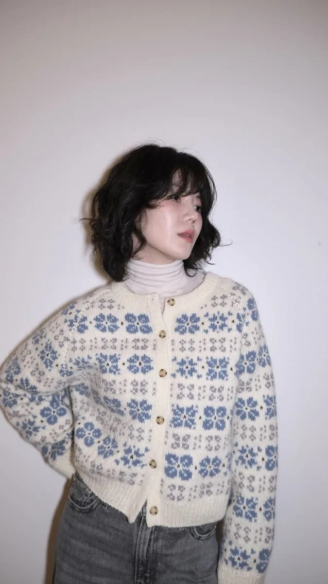 Camélia Cardigan - Knits pour moi