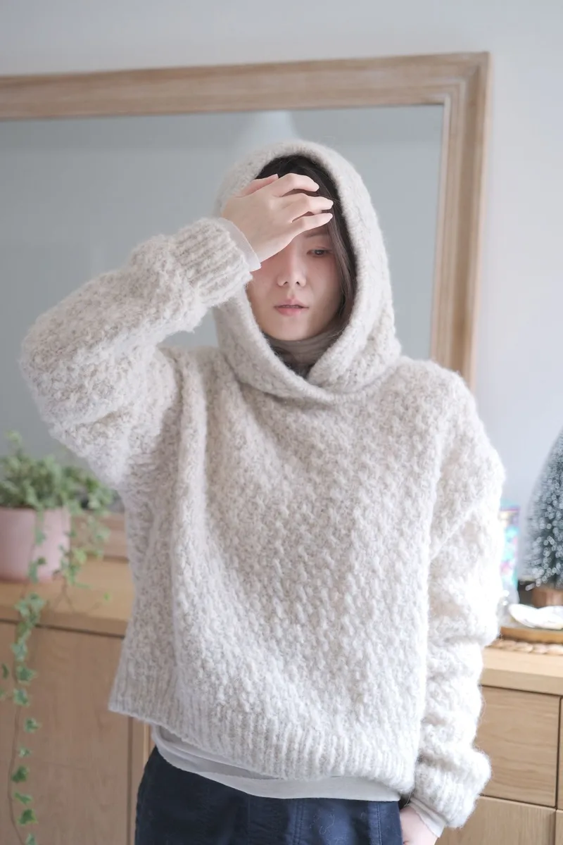 Brioche Hoodie - Knits pour moi