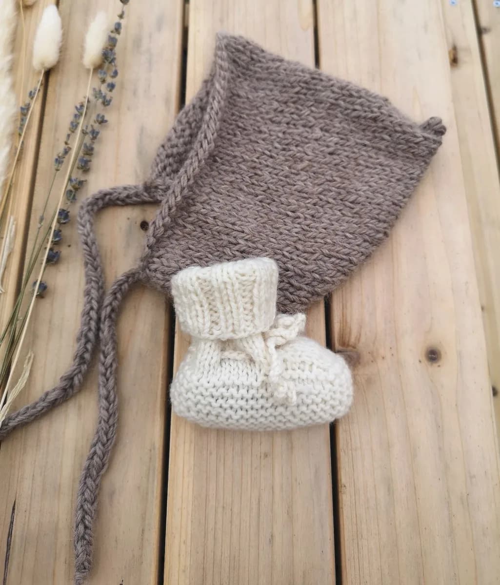 Babyschuhe - Naturstück