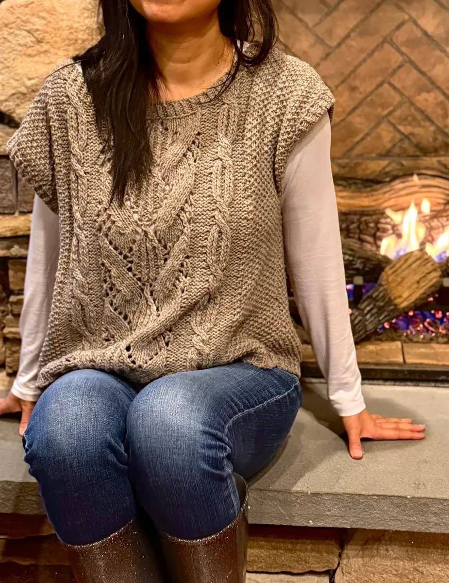 Glendy Vest - Biscotte Yarns